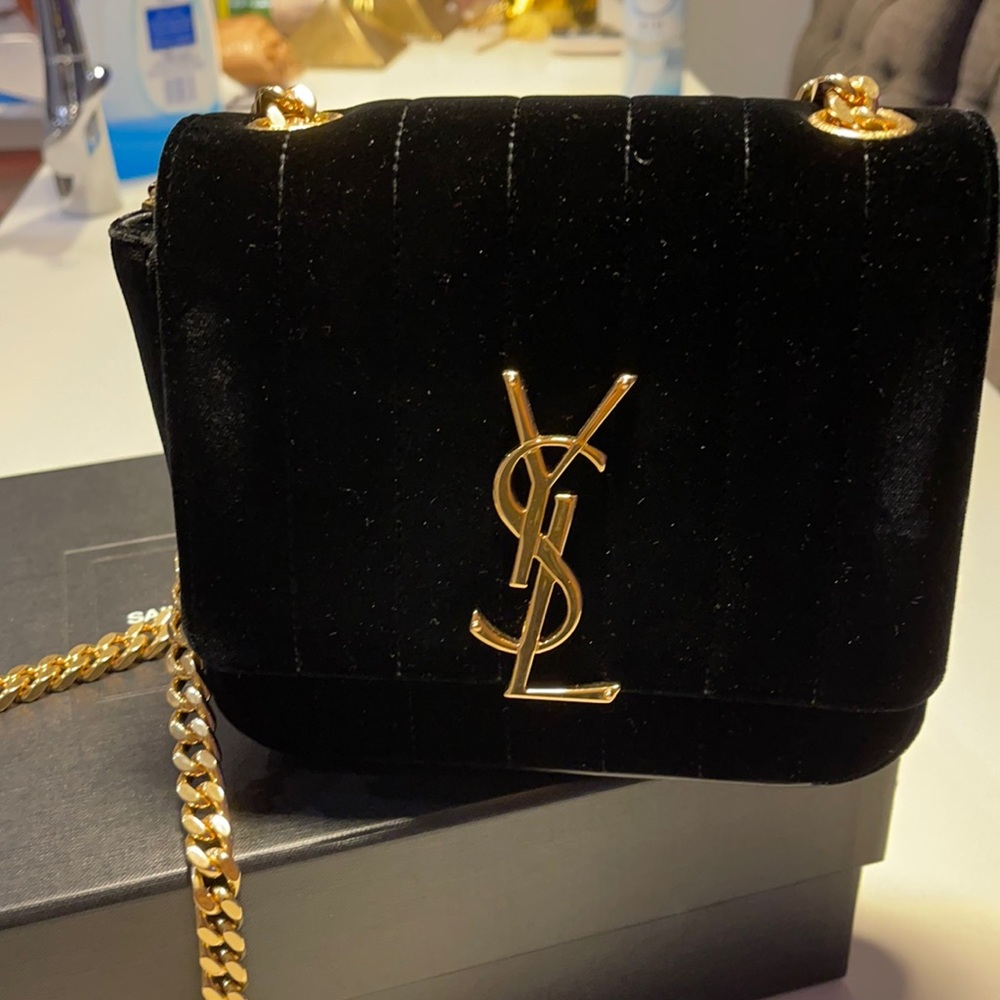 Saint Laurent Suede Bag